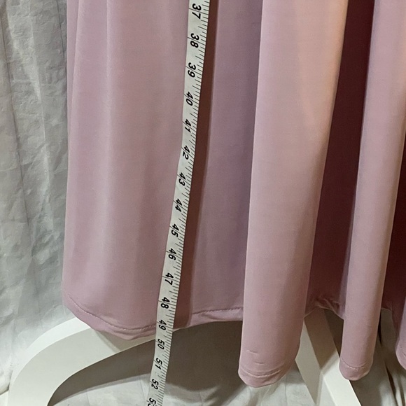 H&M Classy Summer Dreamy Purple Long Rutched Dress - Picture 8 of 11